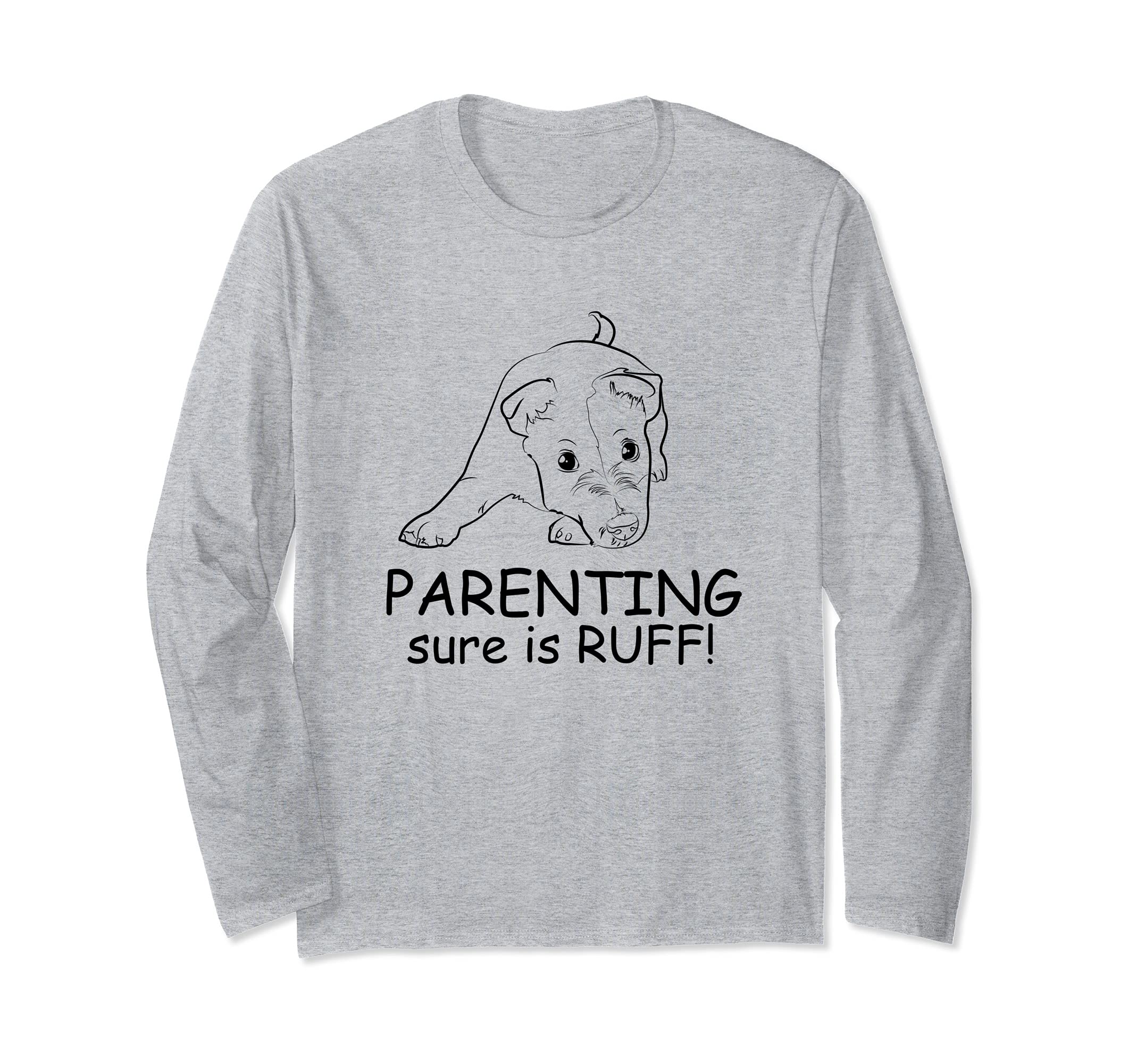 Jack Russell Dog Love-r Cute Funny Dog Mom Long Sleeve T-Shirt