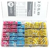 540 PCS Wirefy Heat Shrink Wire Connectors - Electrical Terminals Kit - Marine Automotive Crimp Connector Assortment - Ring Fork Hook Spade Butt Splices