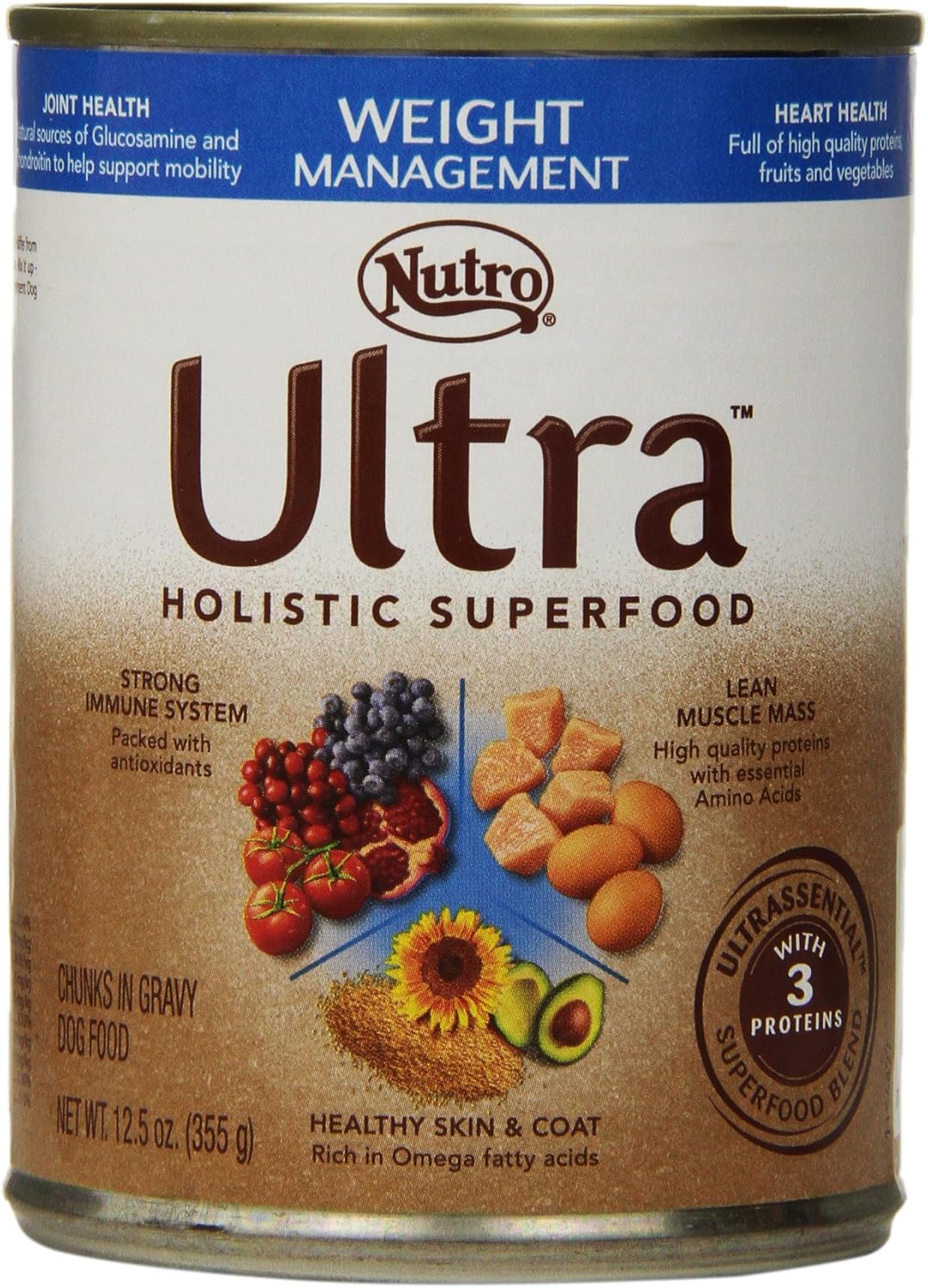 Nutro Ultra Chunks in Sauce - Formule de gestion du poids pour chiens en conserve