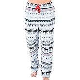 Lazy One Men's Fleece Pajama Pants, Nordic Fleece Pajama Bottoms for Men, Warm Pajama Pants