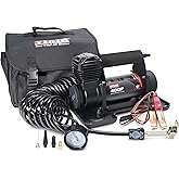 VIAIR 400P EF Enhanced Flow - 40143 Tire Inflator Portable Offroad Air Compressor for Truck & SUV | 12V On/Off Road Tire Pump Air Compressor | 150 PSI (SAE, Alligator Clips)