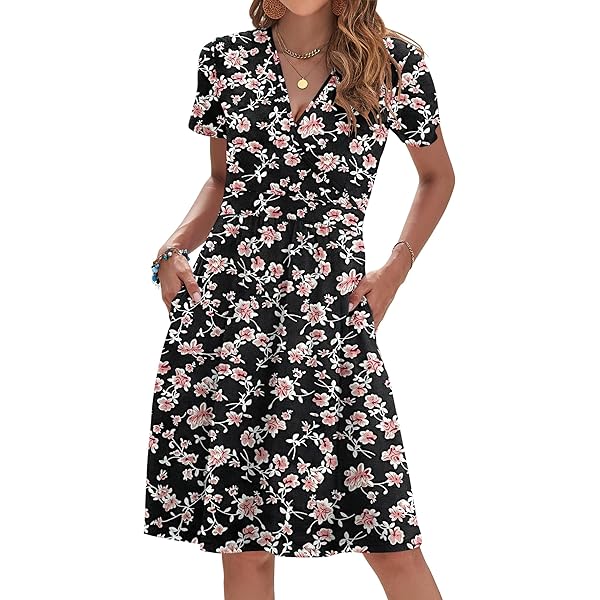 Black White Polka Dot Ladies Casual Summer Sleeveless Loose Long Dress S at Amazon Women's Clothing store Black White Polka Dot Ladies Casual Summer Sleeveless Loose Long Dress S at Amazon Women's Clothing store