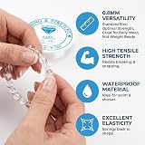 Frendour Clear Elastic Thread Set 0.5mm 0.8mm 1.0mm Bracelets Six Rolls Beading view 2