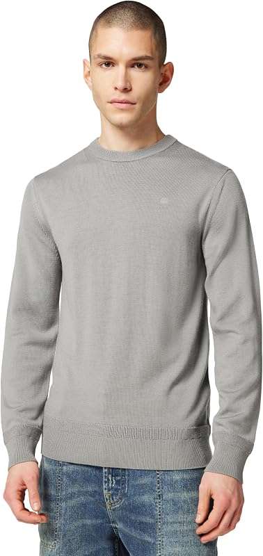 Jersey Premium Core Knit para Hombre, Gris (wild dove D27686-B692-G283), XS