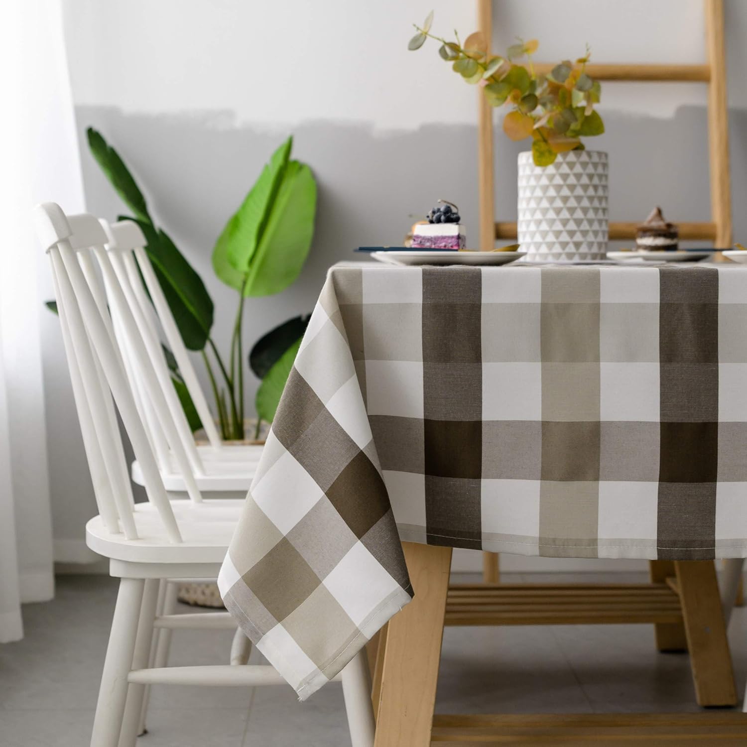 Best brown square table cloth