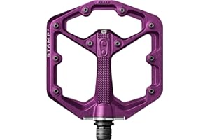 Crankbrothers Stamp Flat BMX/MTB Bike Pedal - Platform Bicycle Pedal, Minimal Profile, Adjustable Grip