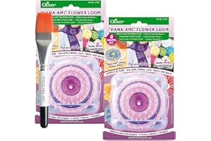 westlake art Hana-Ami Flower Loom,Crafting Tool Set with Versatile Bloom Shaper, Bundled with Watercolor Paint Brush, Create Floral Designs for Accessories & Home Decor [Pack of 2]