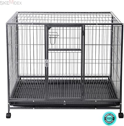 Skemidex 44 L X 29 W Metal Wire Pet Crate Dog Cat Cage