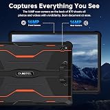 OUKITEL RT9 Rugged Tablet Android 14 10.1 24GB+256GB IP68 5G WiFi Orange view 7