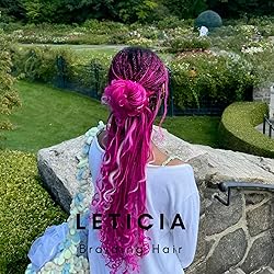 Braiding Hair Pre stetched Pink Prestretched