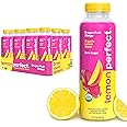 Lemon Perfect Dragon Fruit, Hydrating Flavored Lemon Water, Zero Sugar, Healthy Hydration Drinks, Organic, 15.2oz Bottles (12-Pack)
