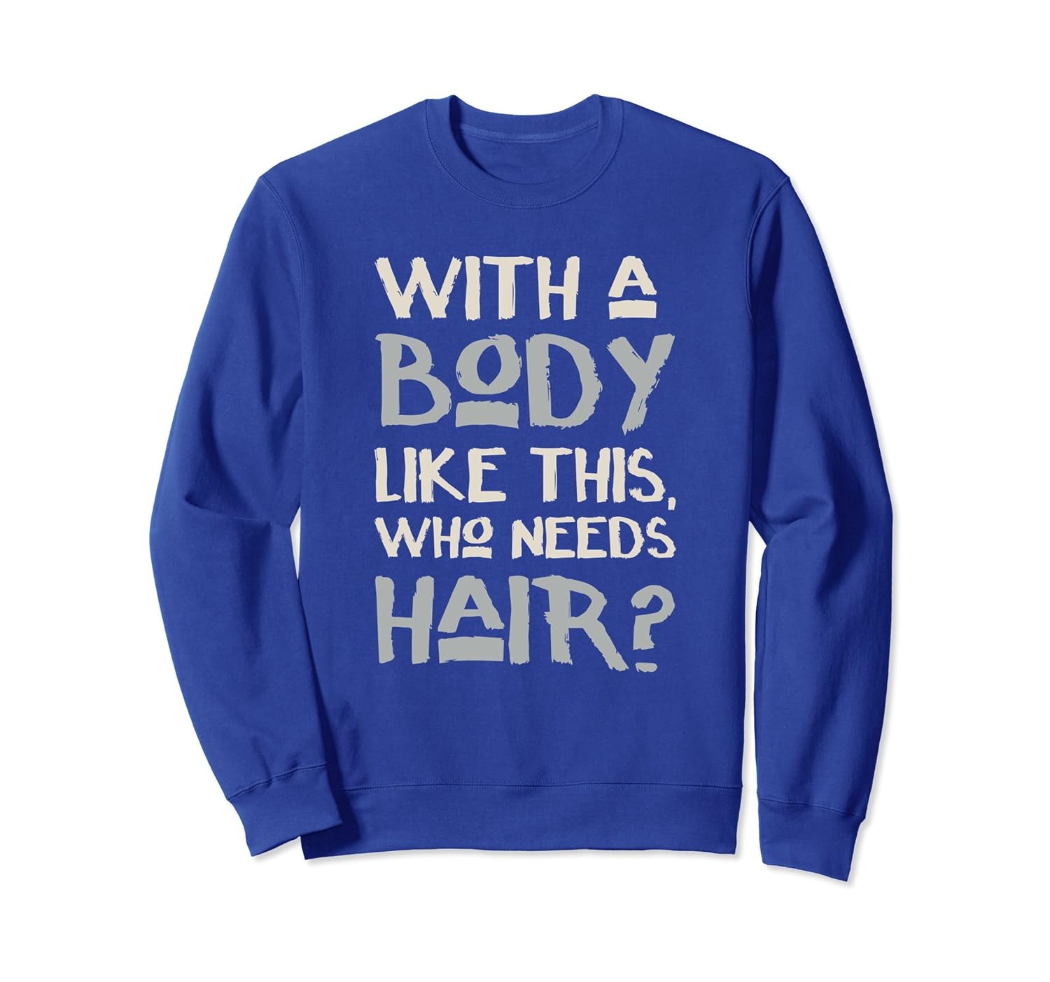 Bald Dad Funny No Hair Humor Balding Sweatshirt-anz