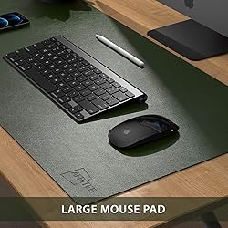 AFRITEE Desk Pad Protector Mat - Dual Side PU