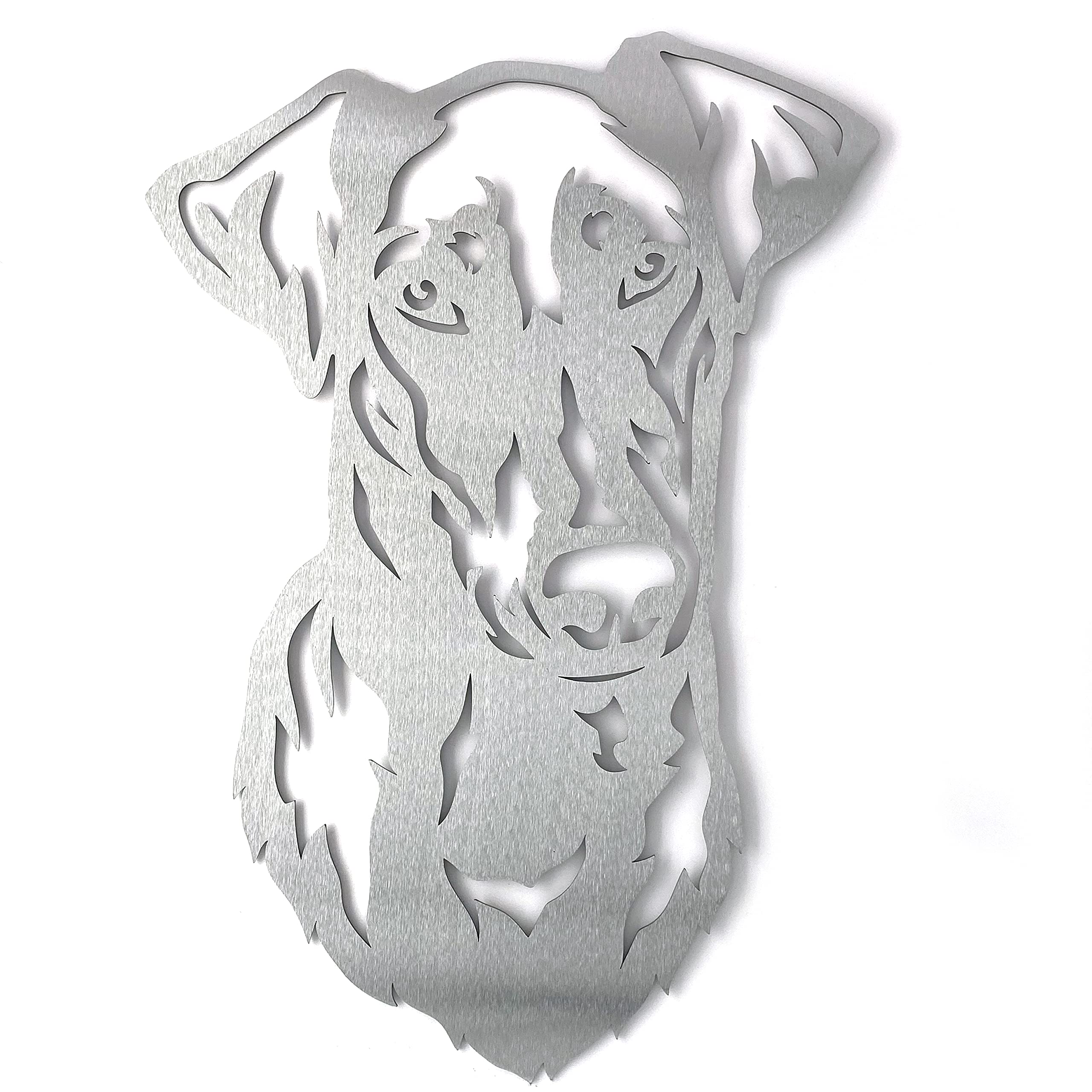 Image Industry Doberman - Dog Garden Art Sculpture/Garden Ornament/Rusty Metal Dog/Metal Garden Sculpture/Metal Art (Medium 287mm x 415mm)