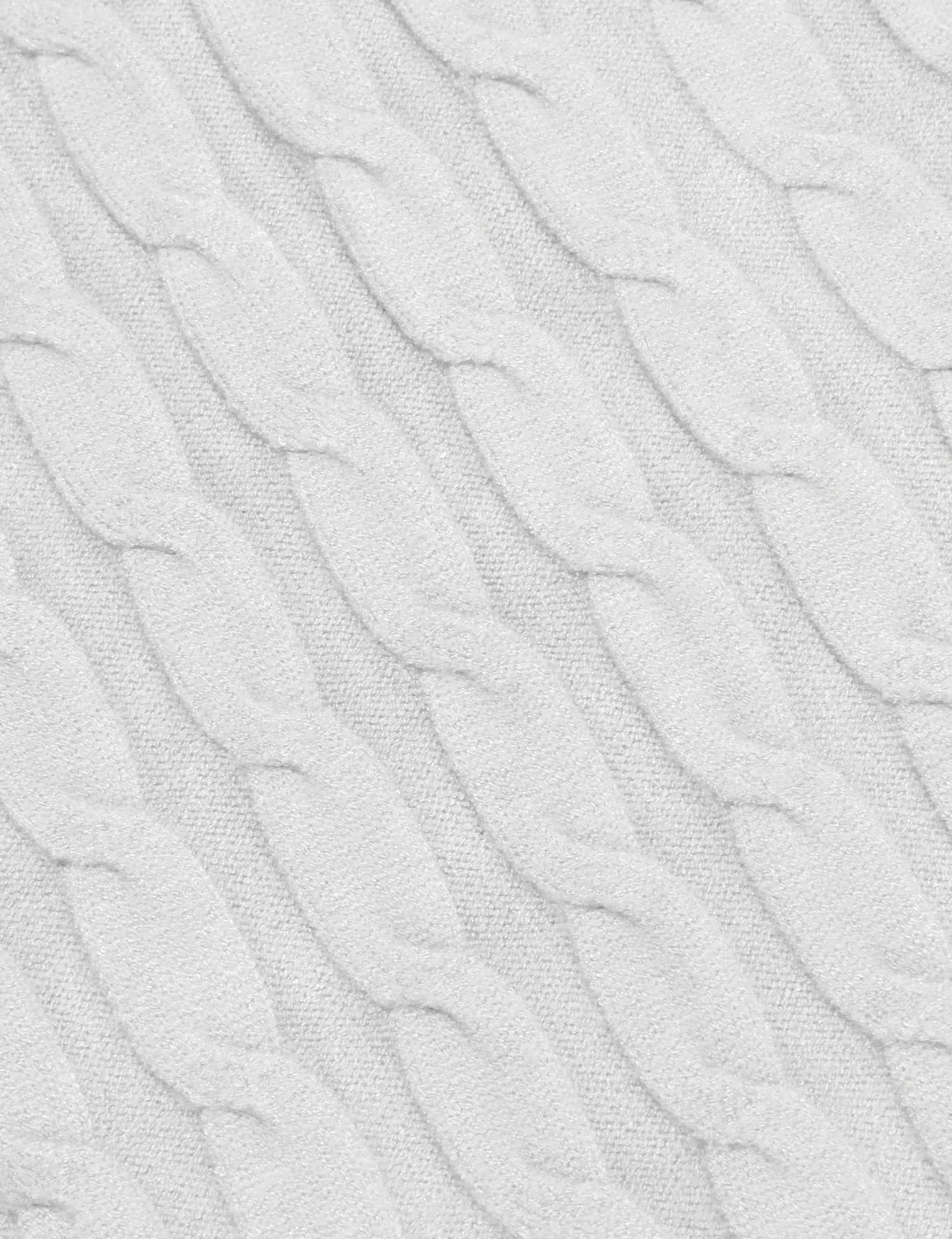 COOFANDY Herren Pullover Rollkragen Strickpullover Zopf Pullover Turtleneck Rollkragenpullover Warme Sweater Winter Basic Weiß L 5