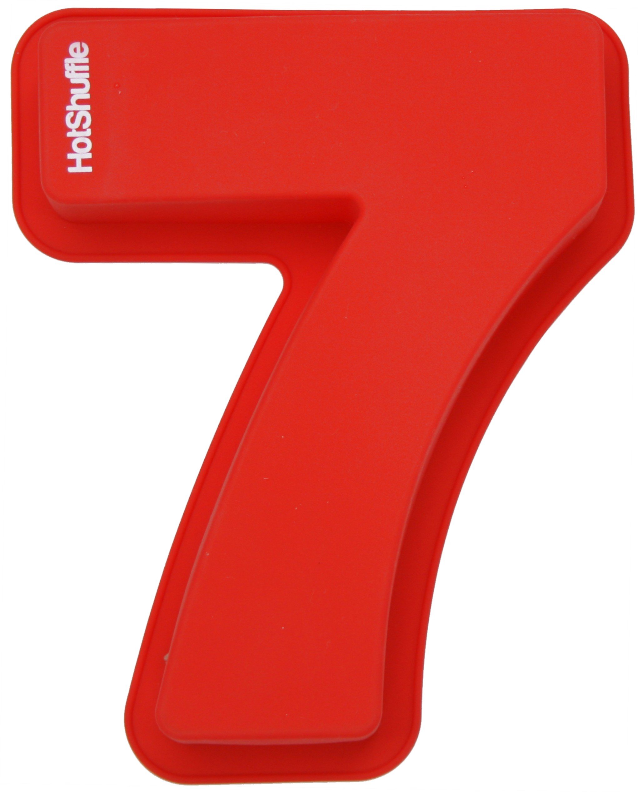 HotShuffle 13 Inch (33cm) XL Silicone Number Cake Tin Mould Baking Birthday Anniversary (Number 7)