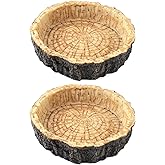 CalPalmy 2 Pack Reptile Water and Food Bowls, Novelty Food Bowl for Lizards, Young Bearded Dragons, Small Snakes and More - Made from BPA-Free Plastic
