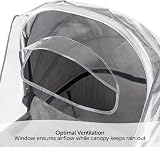 Zamboo Rain Cover for Pram Carrycot Waterproof Windproof Large Viewing Window view 4