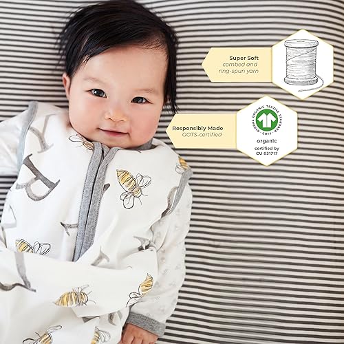 Fitted Sheet Burt's Bees Twin Sheets Burt's Bees Mini Crib