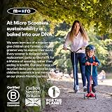 Micro Sprite Classic LED Children's Scooter Black Adjustable Handlebar Foldable view 9