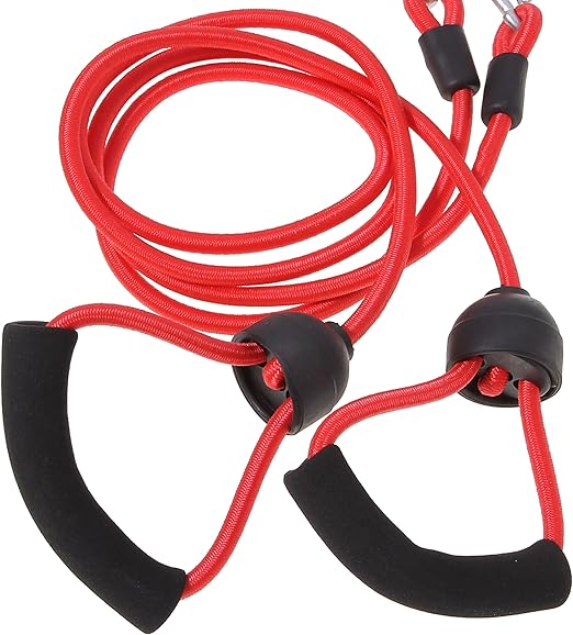 SportPlus Set of 2 Resistance Bands for Trampoline with Velcro