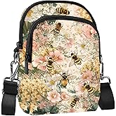 Yrebyou Small Crossbody Bags for Women Cell Phone Purse Lightweight Over Shoulder Bags with Adjustable Strap for Travel