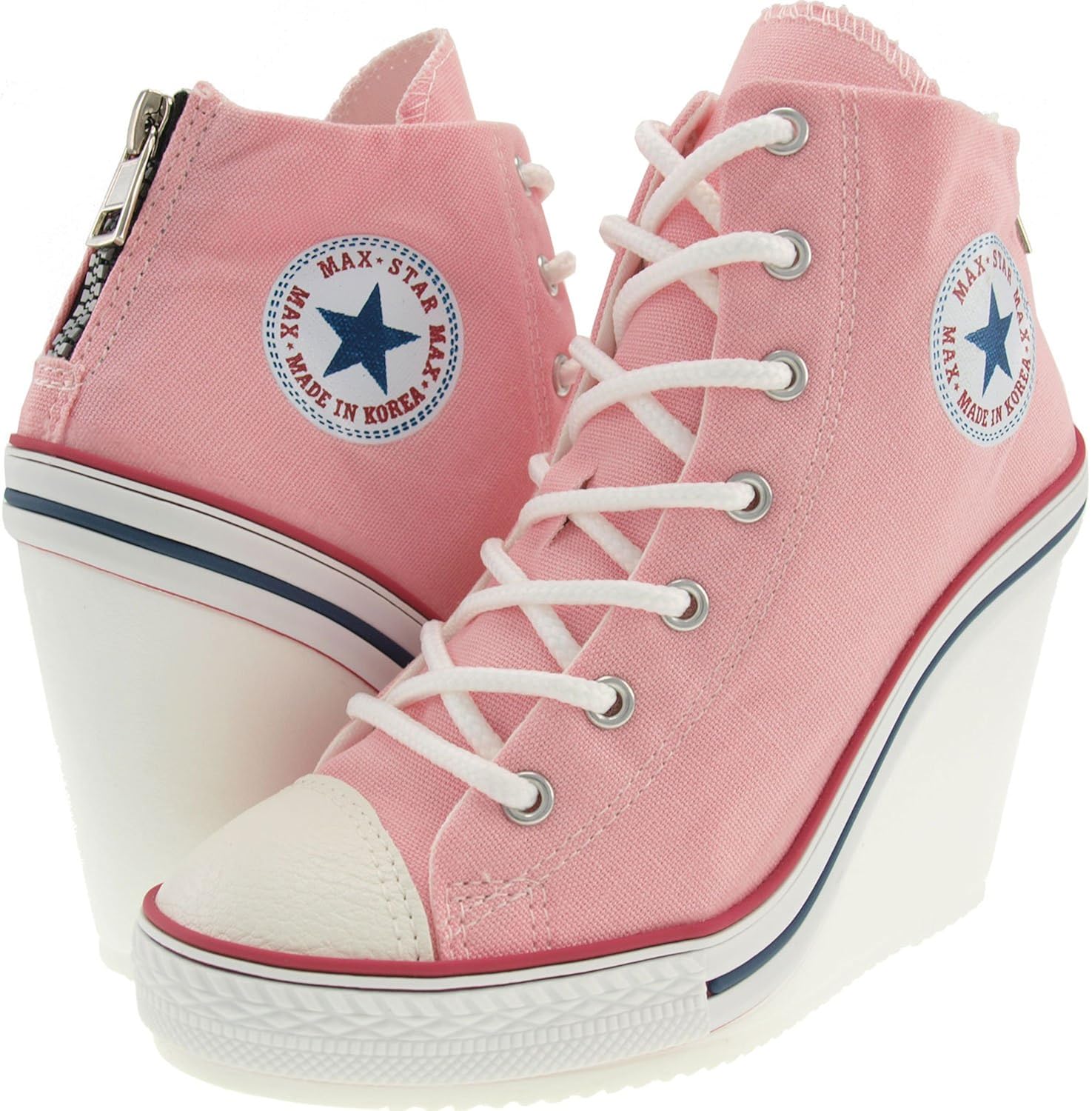 max star wedge sneakers