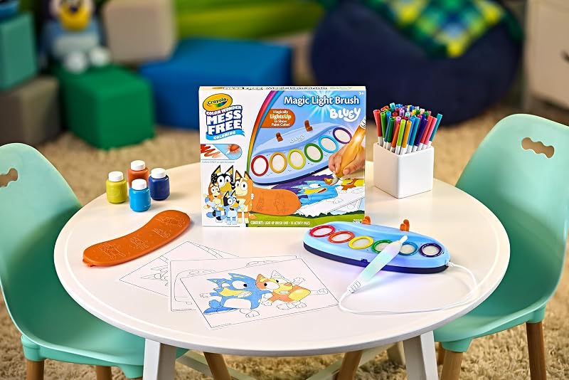 - Color Wonder Magic Light Brush Bluey, Set Pittura Senza Macchia, attività Creativa e Regalo per Bambini dai 3 Anni, 75-7195