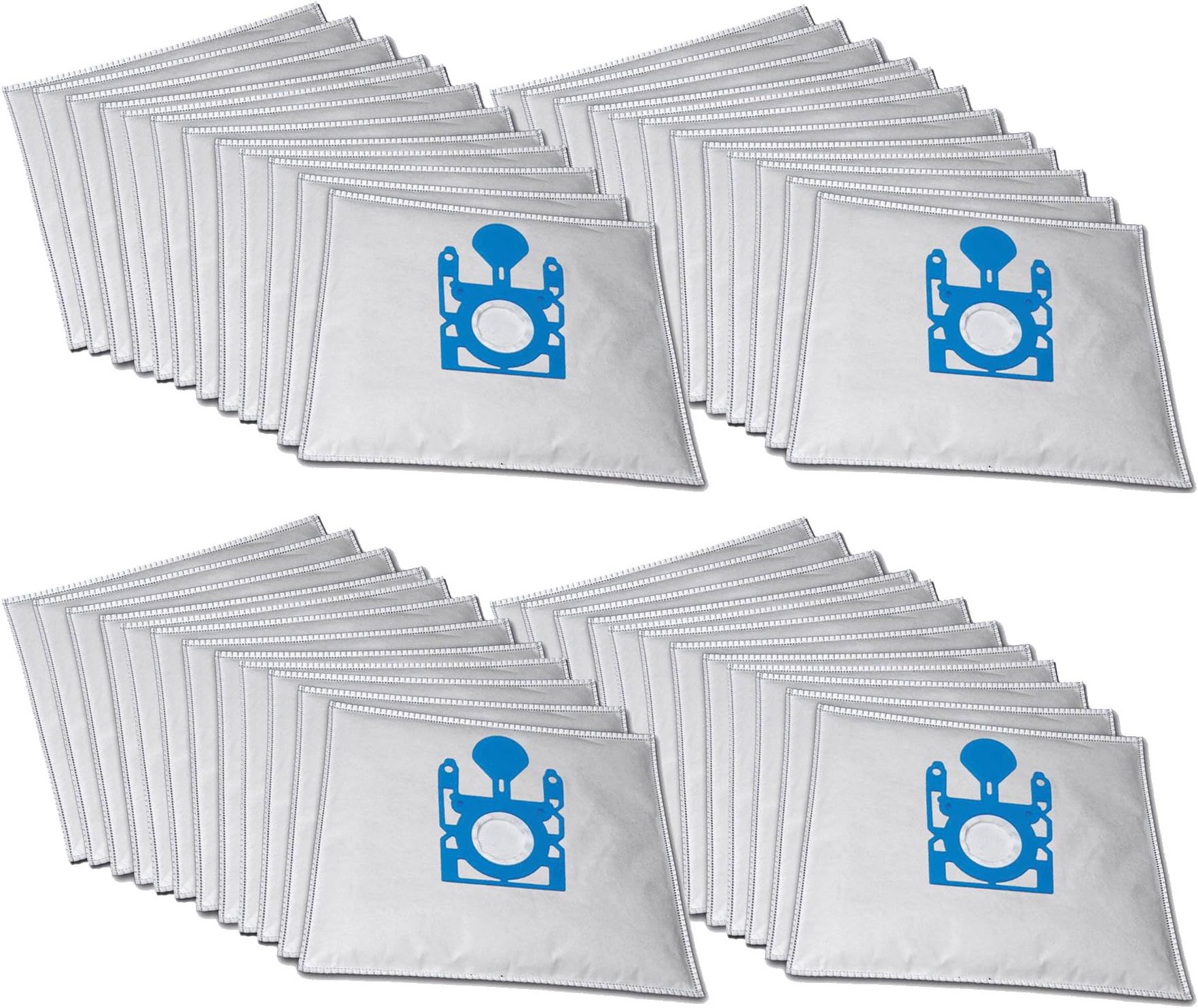 40 Big Volume Vacuum Cleaner Bags for Bosch/Siemens Mega Filt Super Tex, Type: G BBZ41FG, 468383