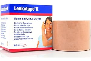 Leukotape K Kinesiology Tape (Tan, 5cm x 5m) by BSN Medical