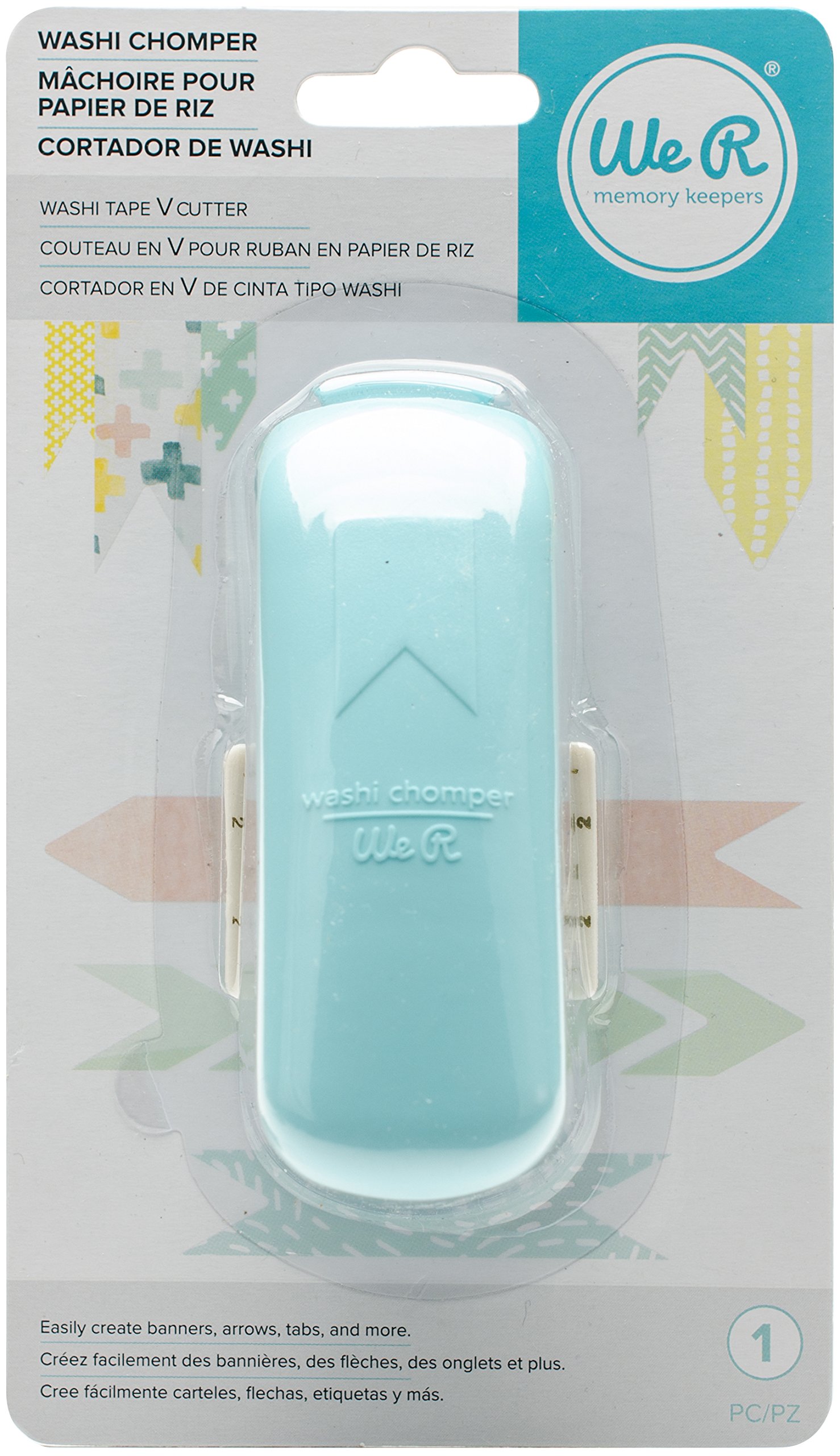 American Crafts We R Memory Keepers Crafting Tools - Washi Chomper,Multi-colour,19.1 x 11 x 7 cm