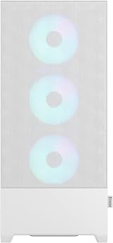 Fractal Design Pop XL Air RGB White Core TG Side Panel High Airflow Full Tower view 2