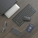 Seenda WGJP-031 Small Wireless Keyboard and Mouse, Ultra Compact USB Combo Black view 6