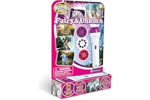 Brainstorm Toys Fairy & Unicorn Torch Flashlight & Projector Designed for Children Ages 3+ Years
