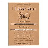 SANNYRA I Love You Morse Code Bracelet, Best Friend
