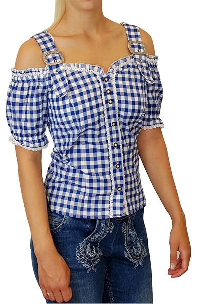 Lekra Sexy Carmenbluse Trachtenbluse Landhaus Mieder Kessy von trenditionals in verschiedenen Ausführungen