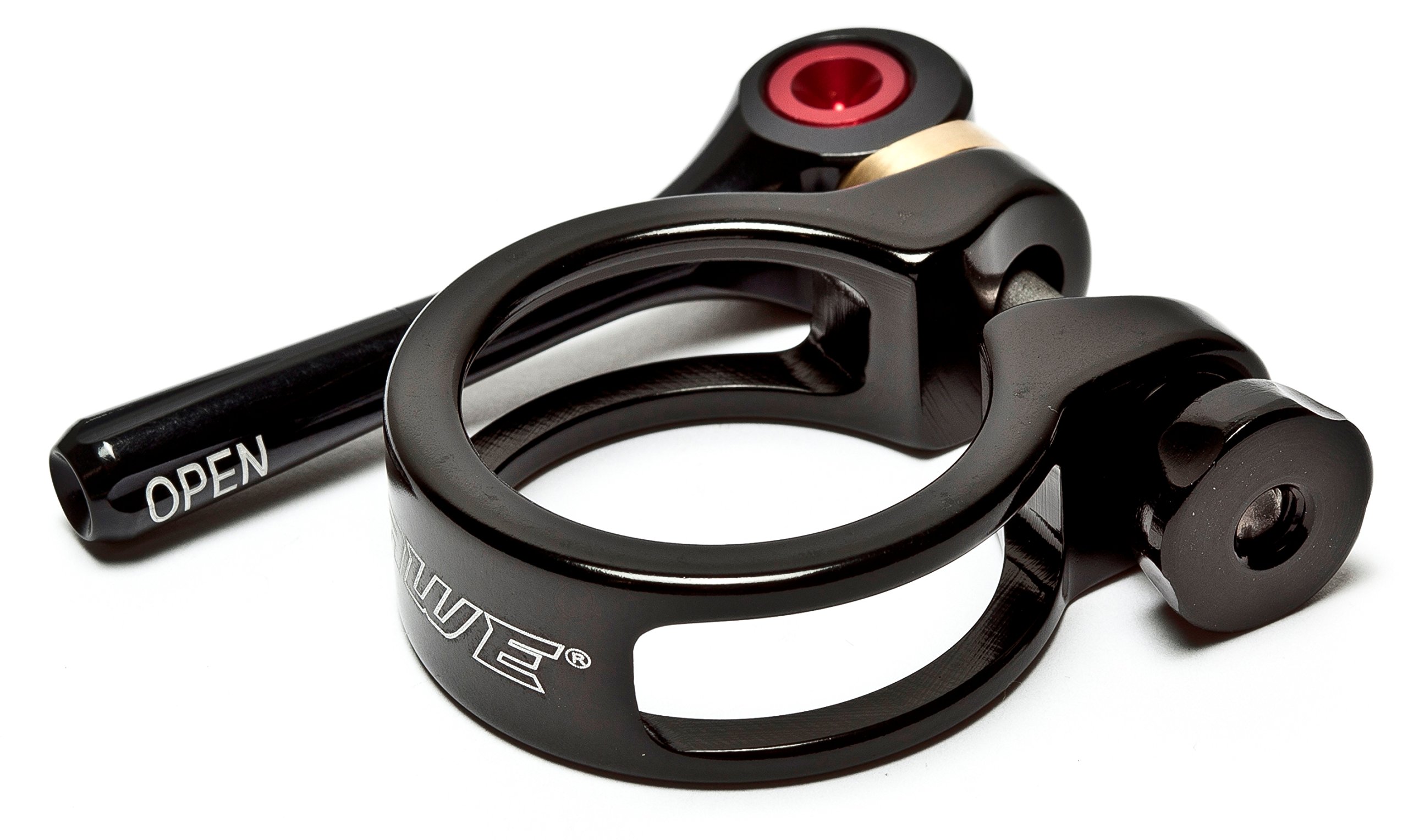 AWE® CNC 6061 Alloy Seat Clamp with CNC 7075 Alloy Quick Release Lever 31.8mm Black