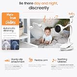 CHILLAX Giraffe Baby Monitor 5'' HD 1080p Camera Night Vision Walkie-Talkie App view 4