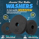 G4GADGET 13 Pack Rubber Tap Washers Assorted Sizes 3/8 1/2 3/4 view 2