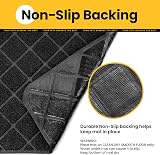 Conlun Cat Litter Mat 89 x 58 cm PVC Grid Mesh Trapping Litter Box Mat view 6