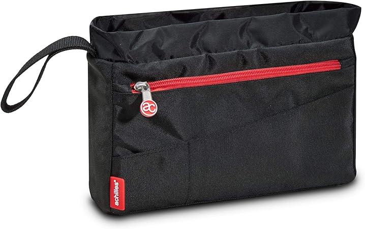 Achilles Tasche In Der Tasche Handtaschen Einsatz Innen Handtaschen Aufbewahrungs Organizer Reissverschluss Tasche Kosmetik Tasche Bag In Bag Schwarz 25 X 18 5 X 6 Cm Amazon De Koffer Rucksacke Taschen