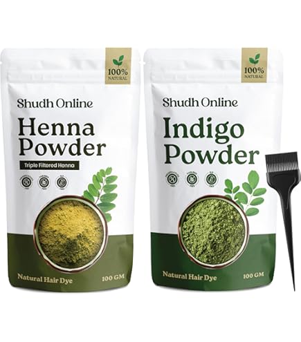 Organic Indigo Powder – 100% Pure Indigofera Tinctoria Leaf Powder