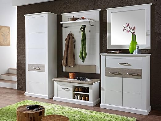 Banco y perchero recibidor | Percheros de pared, percheros de pie...