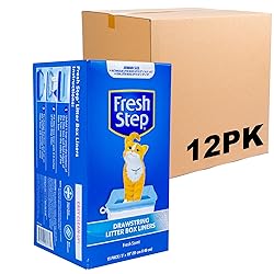 Fresh Step Drawstring Cat Litter Box Liners, Fresh