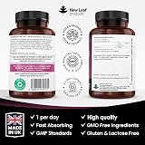 New Leaf Quercetin 500mg High Strength 180 Vegan Capsules UK Made view 7