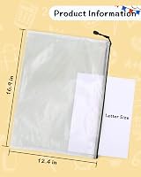 Umriox A3 Document Folder Thick Zipper File Bags 5Pcs Waterproof Mesh view 2