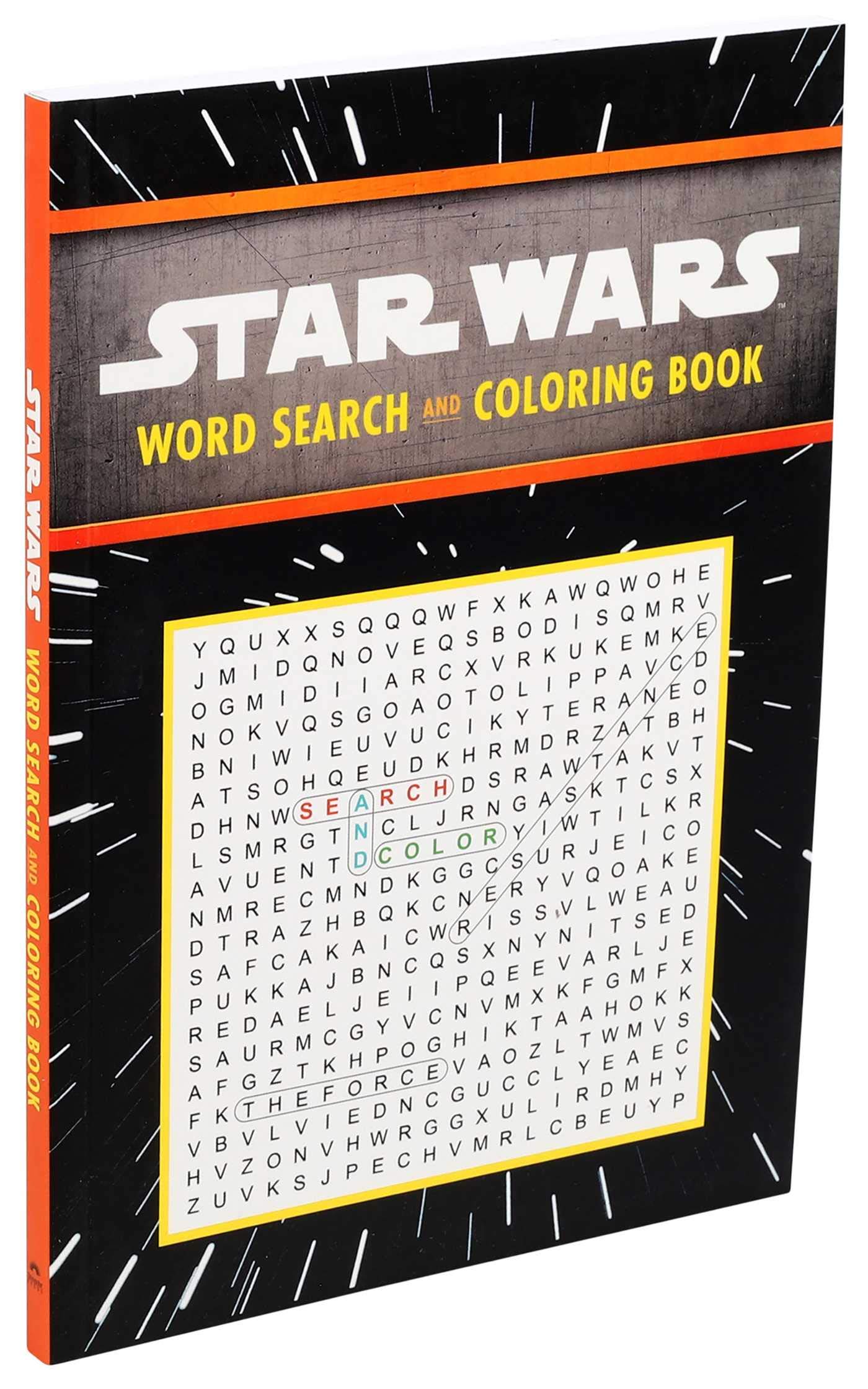 amazon com star wars word search and coloring book 9781645174073 editors of thunder bay press books
