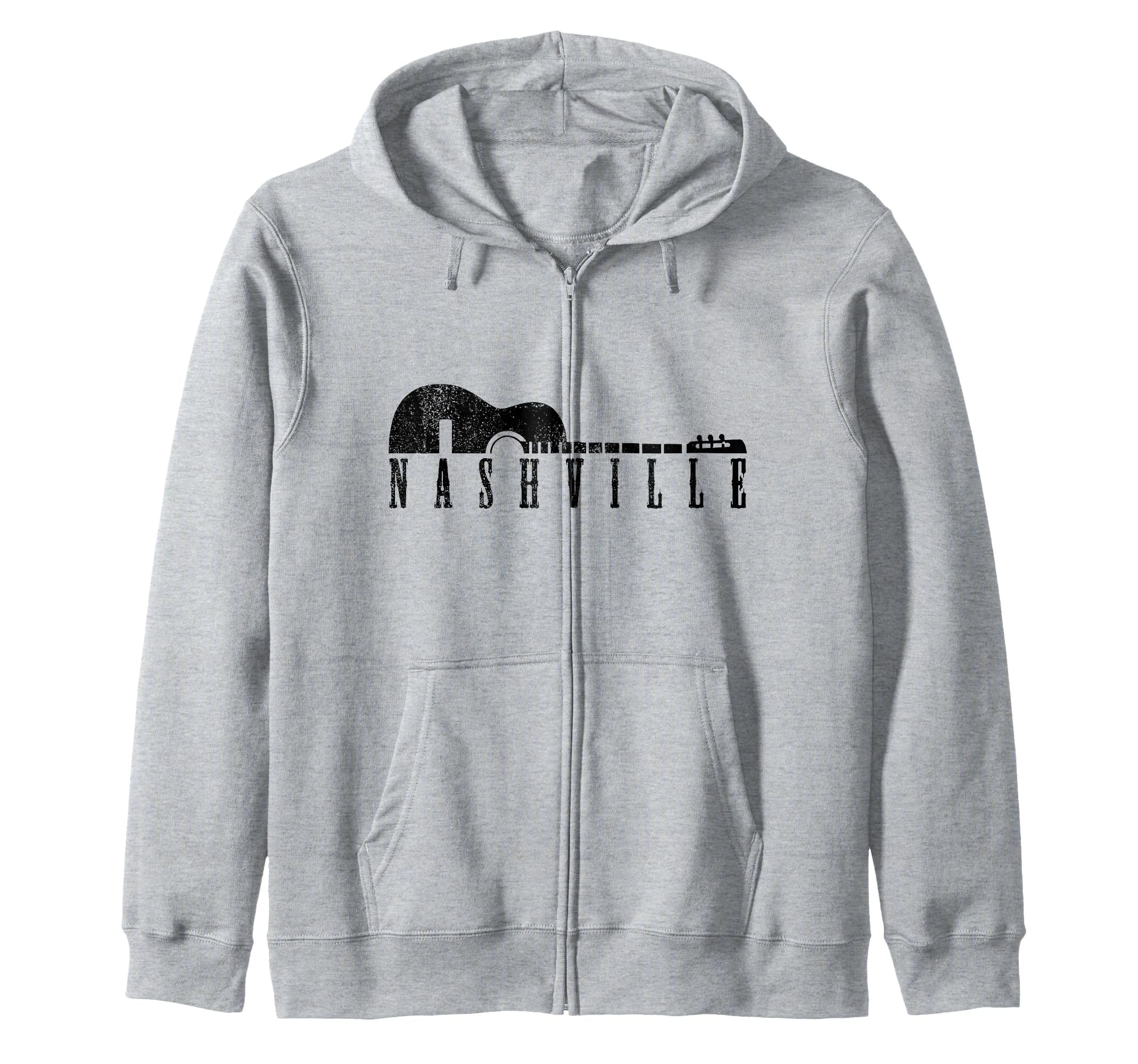 Nashville Tennessee Country Music City USA Country Music Zip Hoodie
