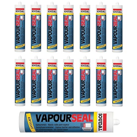 15x Soudal Vapourseal blau Folienkleber Dichtkleber Dampfbremse Dampfsperre 310 ml