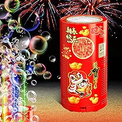 Fireworks Bubble Machine (20 Holes) with Dazzling